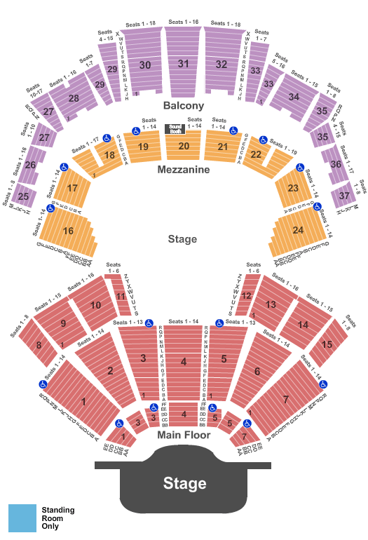 Grand Ole Opry House Shinedown Seating Chart